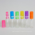 colored crimp neck different size sample perfume vial